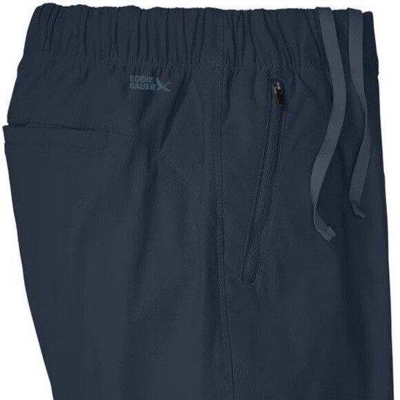 Eddie Bauer Women's Fleece Lined Jogger Pants Navy (Brook) Size 4 NWT - Picture 3 of 3